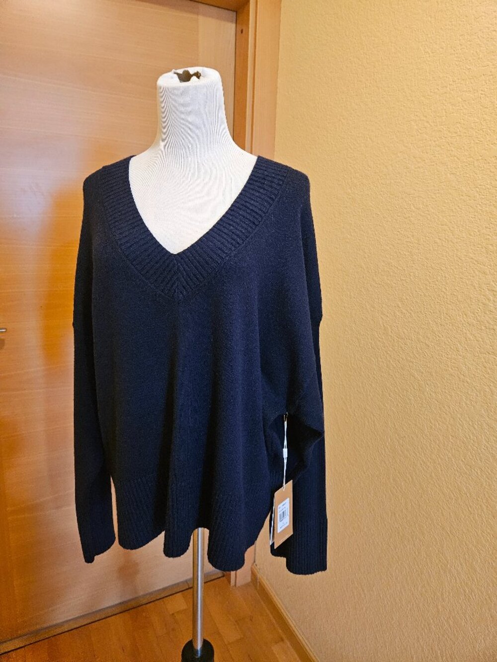 The Refined V-Neck Knit sweater
